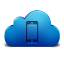 Cloud Mobile Device Icon 64x64 png